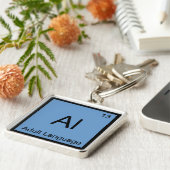 Al - Volwassen Taal Grappig Chemie Element Symbool Sleutelhanger (Zijkant)