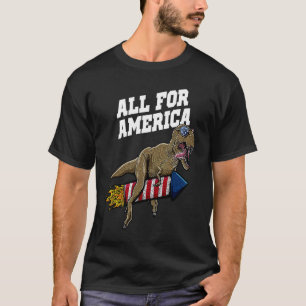 Al voor de Amerikaanse Onafhankelijkheid op 4 juli T-shirt