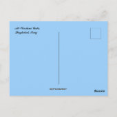 Al Wastani Gate Bagdad Gate Briefkaart (Achterkant)