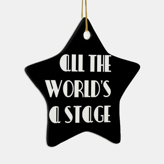 Al Wereld een Stadium Keramisch Ornament (Rechts)