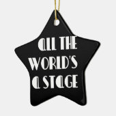 Al Wereld een Stadium Keramisch Ornament