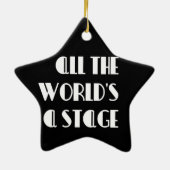 Al Wereld een Stadium Keramisch Ornament