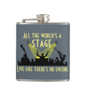 Al wereld is een Niveau Inspirerende Groep van het Heupfles (Voorkant)