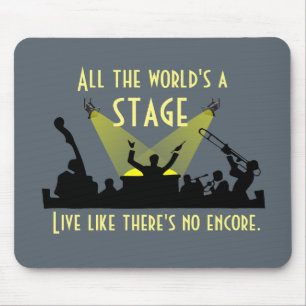 Al wereld is een Niveau Inspirerende Groep van het Muismat