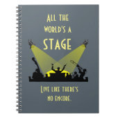 Al wereld is een Niveau Inspirerende Groep van het Notitieboek (Voorkant)