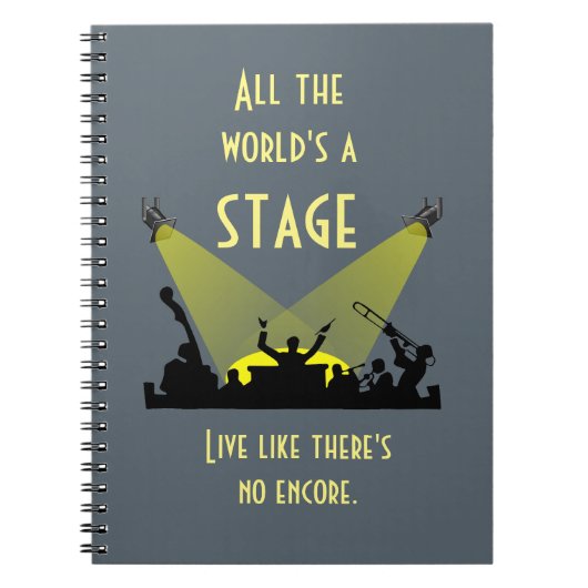 Al wereld is een Niveau Inspirerende Groep van het Notitieboek (Voorkant)