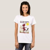 Al wie wander en dromen t-shirt (Voorkant volledig)