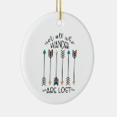 Al wie wander keramisch ornament (Rechts)