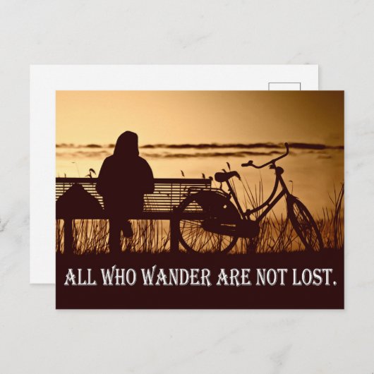 Al wie wander niet wordt verloren - de Kaart van h (Voorkant / Achterkant)