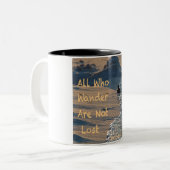 Al wie wander tweekleurige koffiemok (Voorkant links)