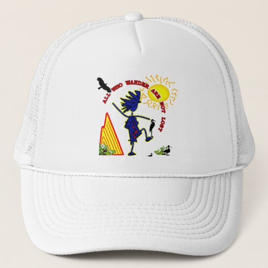 Al wie Wander Whimsy Trucker Pet (Voorkant)