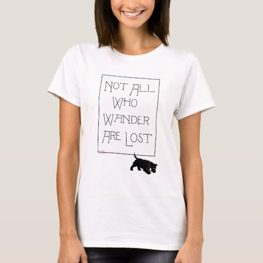 Al wie wast. . . Scotties ook. T-shirt (Voorkant)