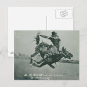 Al Wilkenson rijdt Torpedo. Briefkaart (Voorkant / Achterkant)