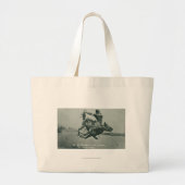 Al Wilkenson rijdt Torpedo. Grote Tote Bag (Voorkant)