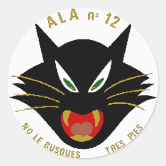 ALA 12 RONDE STICKER (Voorkant)