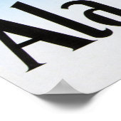 ALA LITTORIA Airlines  Italië Poster (Hoek)