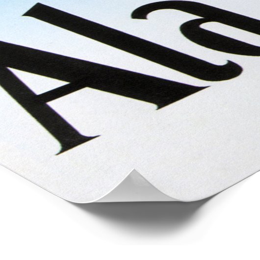 ALA LITTORIA Airlines  Italië Poster (Hoek)