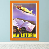 Ala Littoria Canvas Afdruk (Insitu (Houten vloer))