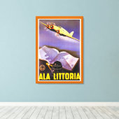 Ala Littoria - m Canvas Afdruk (Insitu (Houten vloer))