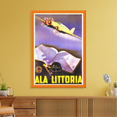 Ala Littoria - m Canvas Afdruk (Insitu (Woonkamer))