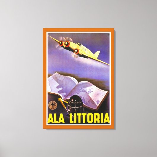 Ala Littoria - m Canvas Afdruk (Voorkant)