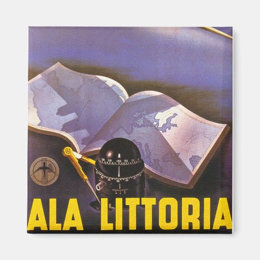 Ala Littoria Magneet (Voorkant)