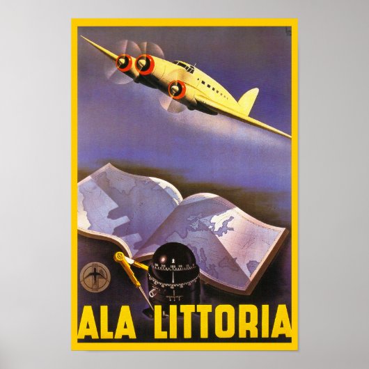 Ala Littoria Poster (Voorkant)