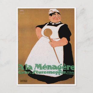 Ala Menagere  Food and Art Briefkaart