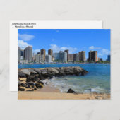 Ala Moana Beach Park Briefkaart (Voorkant / Achterkant)