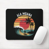 Ala Moana-strand Hawaï Strand Surfen Muismat (Met muis)