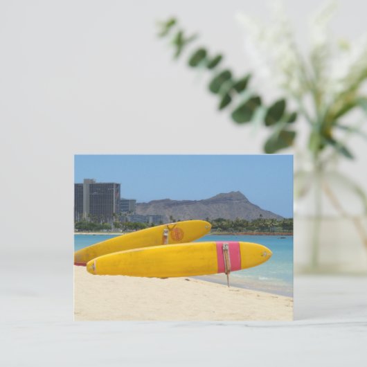 Ala Moana Surfboards Briefkaart (Staand voorkant)