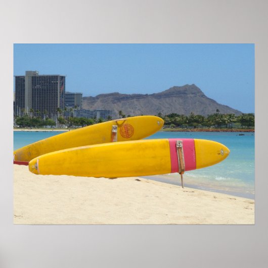 Ala Moana Surfboards Poster (Voorkant)