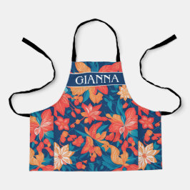 Alabai Geometrisch Kleurrijk Gepersonaliseerd Patr Schort