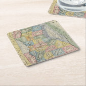 Alabama 2 kartonnen onderzetters (Schuin)