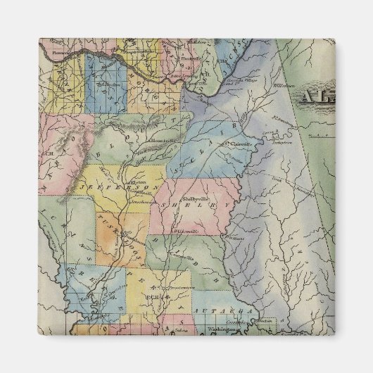 Alabama 2 magneet (Voorkant)