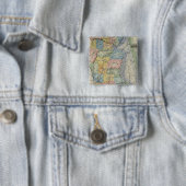 Alabama 2 vierkante button 5,1 cm (In situ)