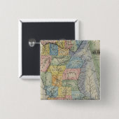 Alabama 2 vierkante button 5,1 cm (Voorkant /achterkant)