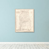 Alabama 3 canvas afdruk (Insitu (Houten vloer))