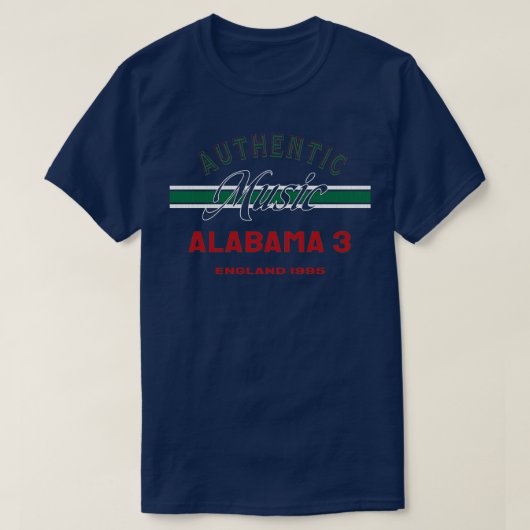 Alabama 3 Engeland 1995 Muziek D106 TShirt (Design voorkant)
