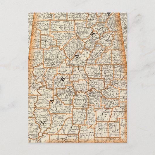 Alabama 4 briefkaart (Voorkant)