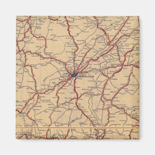 Alabama 4 magneet (Voorkant)