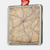 Alabama 4 metalen ornament (Links)
