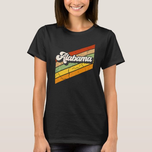 alabama 80-serie Retro T-shirt (Voorkant)