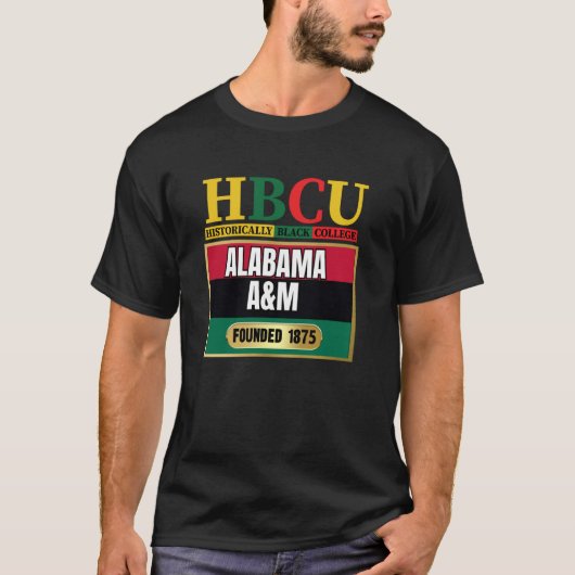 Alabama A&M, AMU, HBC Graphic T-shirt (Voorkant)