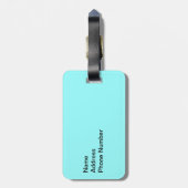 Alabama Afbeelding en Amerikaanse vlag Bagagelabel (Achterkant verticaal)