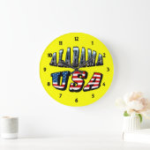 Alabama Afbeelding en Amerikaanse vlag Grote Klok (Huis)