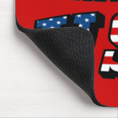 Alabama Afbeelding en Amerikaanse vlag Muismat (Hoek)