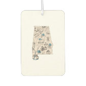 Alabama  Afbeelding Kaart Luchtverfrisser (Voorkant)