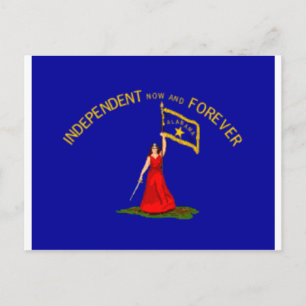 alabama afscheidingsvlag briefkaart