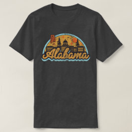 Alabama Al Oude Vintage Reis Souvenir T-shirt